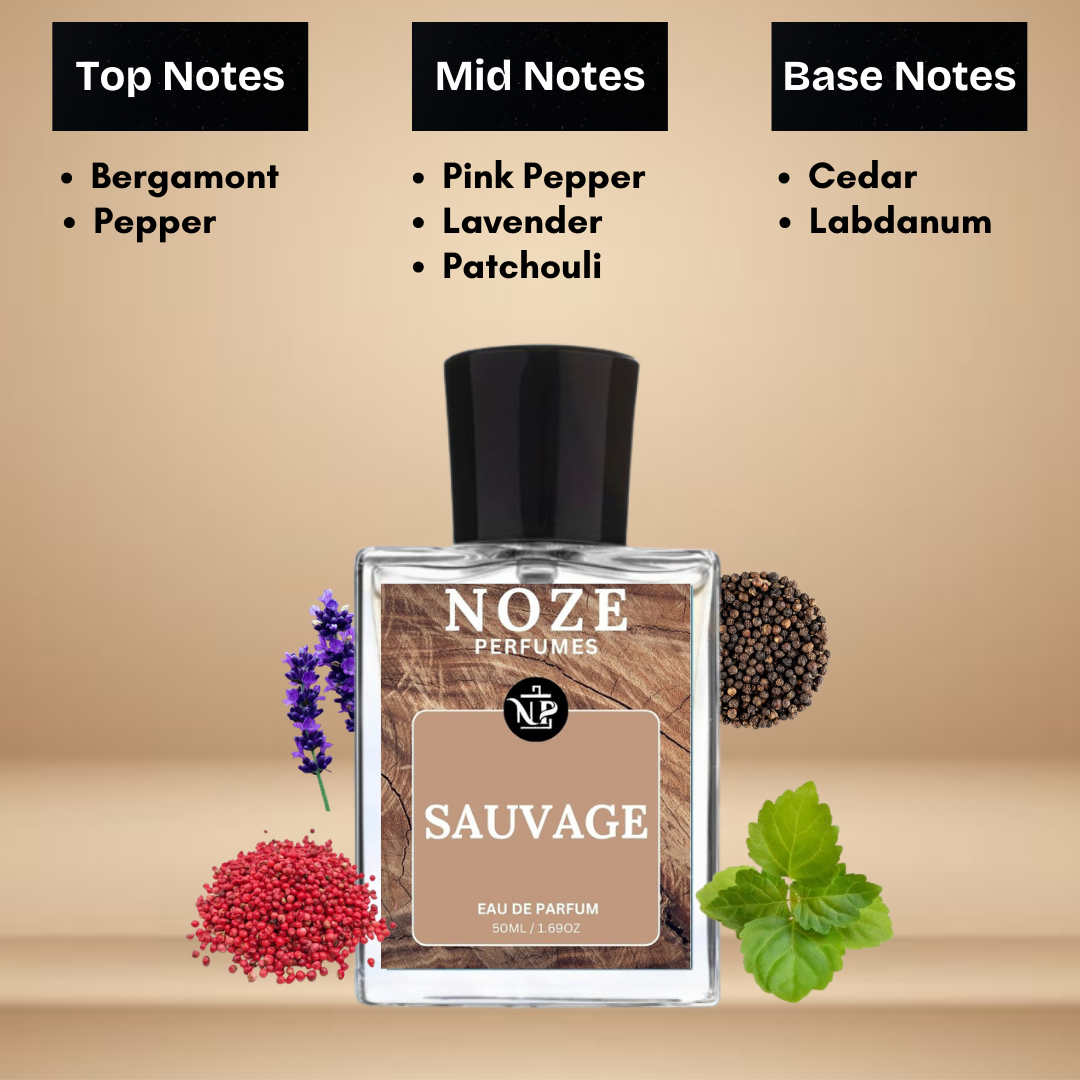 Sauvage | Noze Perfumes | 50ml Spray