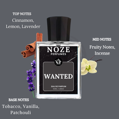 Wanted | Noze Perfumes | 50ml Spray
