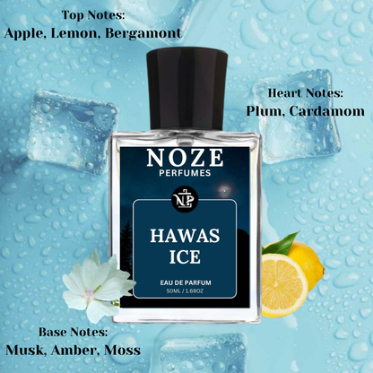 Hawas Ice | Noze Perfumes | 50ml Spray