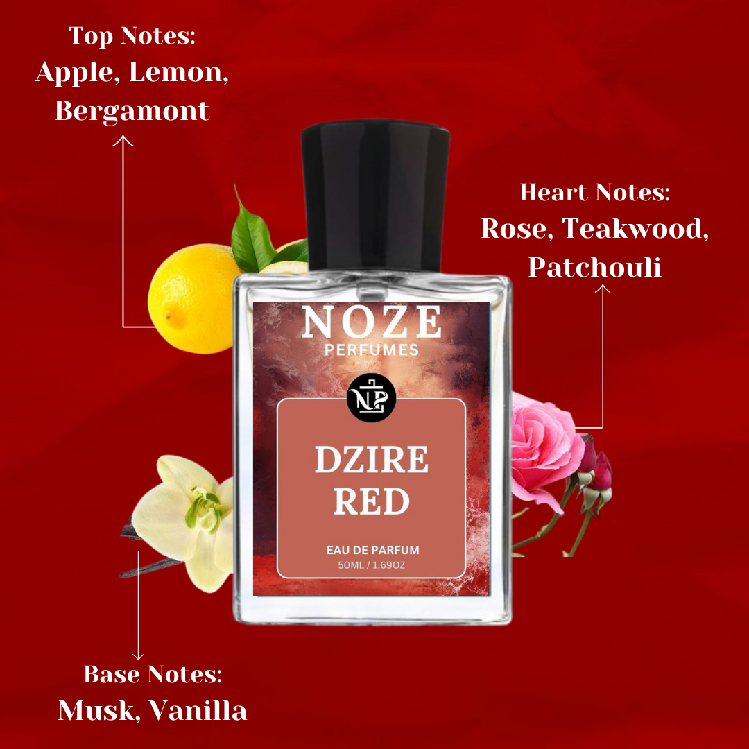 Dzire Red | Noze Perfumes | 50ml Spray